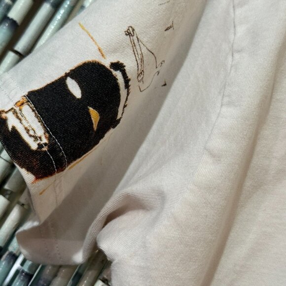 UNIQLO SPRZNY Jean-Michel Basquiat Bird of Paradise Cotton T-Shirt, Men's Small - Picture 5 of 13